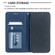 Rhombus Texture Horizontal Flip Magnetic Leather Case with Holder & Card Slots for iPhone 12 Pro - Blue