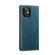 CaseMe-013 Multifunctional Retro Frosted Horizontal Flip Leather Case with Card Slot & Holder & Wallet for iPhone 12 Pro - Blue