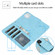 KLT888-2 Retro 2 in 1 Detachable Magnetic Horizontal Flip TPU + PU Leather Case with Holder & Card Slots & Photo Frame & Wallet for iPhone 12 Pro - Sky Blue