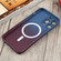 Liquid TPU Silicone Gradient MagSafe Phone Case for iPhone 12 Pro - Blue Purple