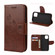 Butterfly Flower Pattern Horizontal Flip Leather Case with Holder & Card Slots & Wallet for iPhone 12 Pro - Brown