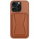 Leather Card Holder TPU Phone Case for iPhone 12 Pro - Brown