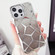 Gradient Glitter Water Cube Electroplating TPU Phone Case for iPhone 12 Pro - Silver