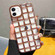 3D Grid Phone Case for iPhone 12 Pro - Rose Gold