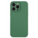 Pure Color Liquid Silicone Fine Pore Phone Case for iPhone 12 Pro - Clover Green