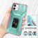 Sliding Camshield Holder Phone Case for iPhone 12 Pro - Grey Green + Pink