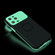 Luminous Series Ring Holder Phone Case for iPhone 12 Pro - White + Lake Green