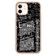 Electroplating Marble Dual-side IMD Phone Case for iPhone 12 Pro - Equation