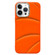 Electroplating Liquid Down Jacket TPU Phone Case for iPhone 12 Pro - Orange