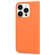 Cartoon Buckle Horizontal Flip Leather Phone Case for iPhone 12 Pro - Orange