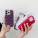 3D Scale Style TPU Phone Case for iPhone 12 Pro - Light Purple