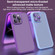 All-inclusive TPU Edge Acrylic Back Phone Case with Lens Film for iPhone 12 Pro - Deep Purple