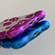 Wave Bubbles TPU Phone Case for iPhone 12 Pro - Purple