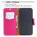 Litchi Texture Pure Color Horizontal Flip Leather Case with Holder & Card Slots & Wallet & Lanyard for iPhone 12 Pro - Rose Red