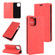 Retro-skin Business Magnetic Suction Leather Case with Holder & Card Slots & Wallet for iPhone 12 Pro - Red