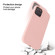 Solid Color Liquid Silicone Shockproof Protective Case for iPhone 12 Pro - White