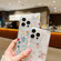 Fresh Small Floral Epoxy TPU Phone Case for iPhone 12 Pro - D01