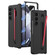 GKK Integrated Fold Hinge Phone Case with Pen Slots, No Include Pen for Samsung Galaxy Z Fold5 5G - Black+Red