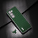 ABEEL Black Edge Genuine Leather Mino Phone Case for Samsung Galaxy Z Fold5 5G - Green