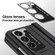 Integrated Leather Texture PU + PC Full Coverage Phone Case for Samsung Galaxy Z Fold5 5G - Black