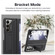 Integrated Leather Texture PU + PC Full Coverage Phone Case for Samsung Galaxy Z Fold5 5G - Black