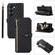 Crossbody Diamond Lattice Folding Leather Phone Case for Samsung Galaxy Z Fold5 5G - Black