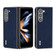 ABEEL Carbon Fiber Texture Protective Phone Case for Samsung Galaxy Z Fold5 5G - Dark Blue