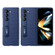 HBC-209 Crocodile Texture Folding Phone Case with Stand for Samsung Galaxy Z Fold5 5G - Blue