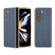 Genuine Leather Luxury Series Nano Plating Phone Case for Samsung Galaxy Z Fold5 5G - Royal Blue