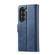 LC.IMEEKE RFID Anti-theft Leather Phone Case for Samsung Galaxy Z Fold5 5G - Blue