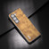 ABEEL Retro Litchi Texture PU Phone Case for Samsung Galaxy Z Fold5 5G - Brown