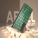 Crocodile Texture Genuine Leather Electroplating Phone Case for Samsung Galaxy Z Fold5 5G - Dark Green