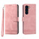 Dierfeng Dream Line TPU + PU Leather Phone Case for Samsung Galaxy Z Fold5 5G - Pink