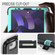 3-Fold Amor Shockproof Smart Tablet Case for iPad Pro 11 - Black Light Blue