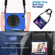 Silicone + PC Protective Tablet Case with Holder & Shoulder Strap for iPad Pro 11 - Blue