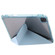 Clear Acrylic Deformation Leather Tablet Case For iPad Pro 11 2022 / 2021 / 2020 / Air 10.9 2022 / 2020 - Ice Blue