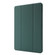 Skin Feel Pen Holder Tri-fold Tablet Leather Case For iPad Pro 11 2022 / 2021 / 2020 / 2018 - Dark Green