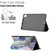 Dual-folding Coloured Drawing Voltage Horizontal Flip PU Leather Tablet Case with Holder & Sleep / Wake-up Function for iPad Pro 11 - Phnom Penh Marble
