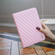 Elegant Rhombic Texture Horizontal Flip Leather Tablet Case for iPad Pro 11 - Pink