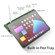 Multi-folding Horizontal Flip PU Leather + TPU Aitbag Shockproof Half Paste Tablet Case with Holder & Pen Slot & Sleep / Wake-up Function for iPad Pro 11 - Cherry Pink