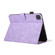 Staff Music Embossed Smart Leather Tablet Case for iPad Pro 11 - Purple