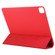 Horizontal Flip Ultra-thin Double-sided Clip Active Buckle Magnetic PU Leather Tablet Case With Three-folding Holder & Sleep / Wake-up Function for iPad Pro 11 - Red