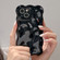 Wave Bubbles TPU Phone Case for iPhone 12 - Pearlescent Black