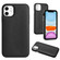 Leather Texture Full Coverage Phone Case for iPhone 12 - Black