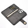 DG.MING Crazy Horse Texture Detachable Magnetic Leather Case for iPhone 12 - Black
