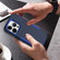 2 in 1 Magnetic PC + TPU Phone Case for iPhone 12 - Royal Blue+Dark Blue