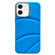 Electroplating Liquid Down Jacket TPU Phone Case for iPhone 12 - Blue