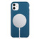 Wheat MagSafe Magnetic Straw Material + TPU Phone Case for iPhone 12 - Blue