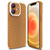 Hollow Heat Dissipation TPU Phone Case for iPhone 12 - Brown