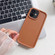 Shockproof Frame Frosted TPU Phone Case for iPhone 12 - Brown